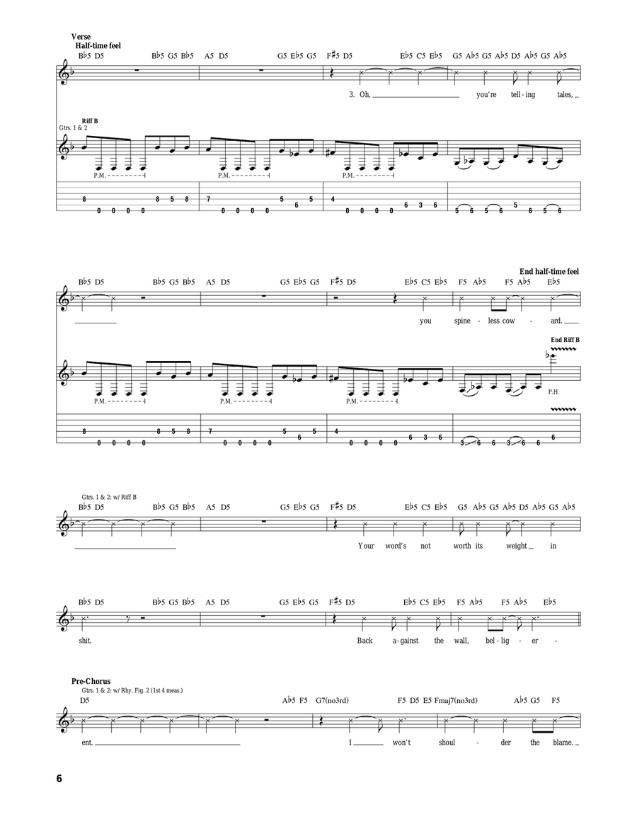 The Undertow The Undertow Acoustic Guitar scores gallery preview page 6