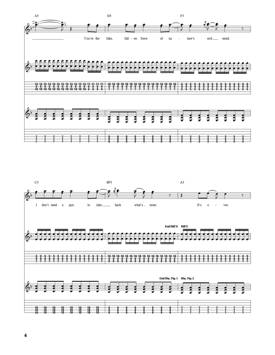 My Name (Wearing Me Out) Acoustic Guitar scores gallery preview page 4