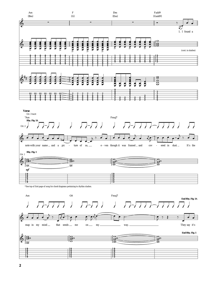 Unity Unity Acoustic Guitar scores gallery preview page 2