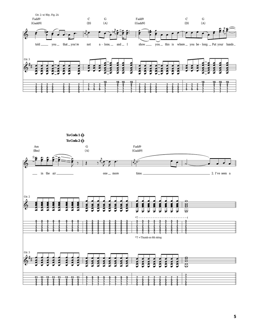 Unity Unity Acoustic Guitar scores gallery preview page 5