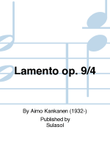 Lamento op. 9/4