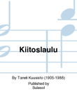 Kiitoslaulu