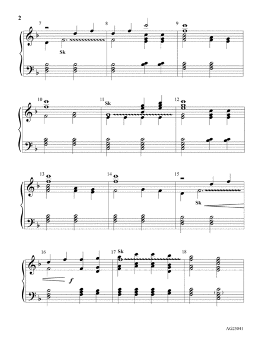 Give Me Oil In My Lamp Handbell scores gallery preview page 3
