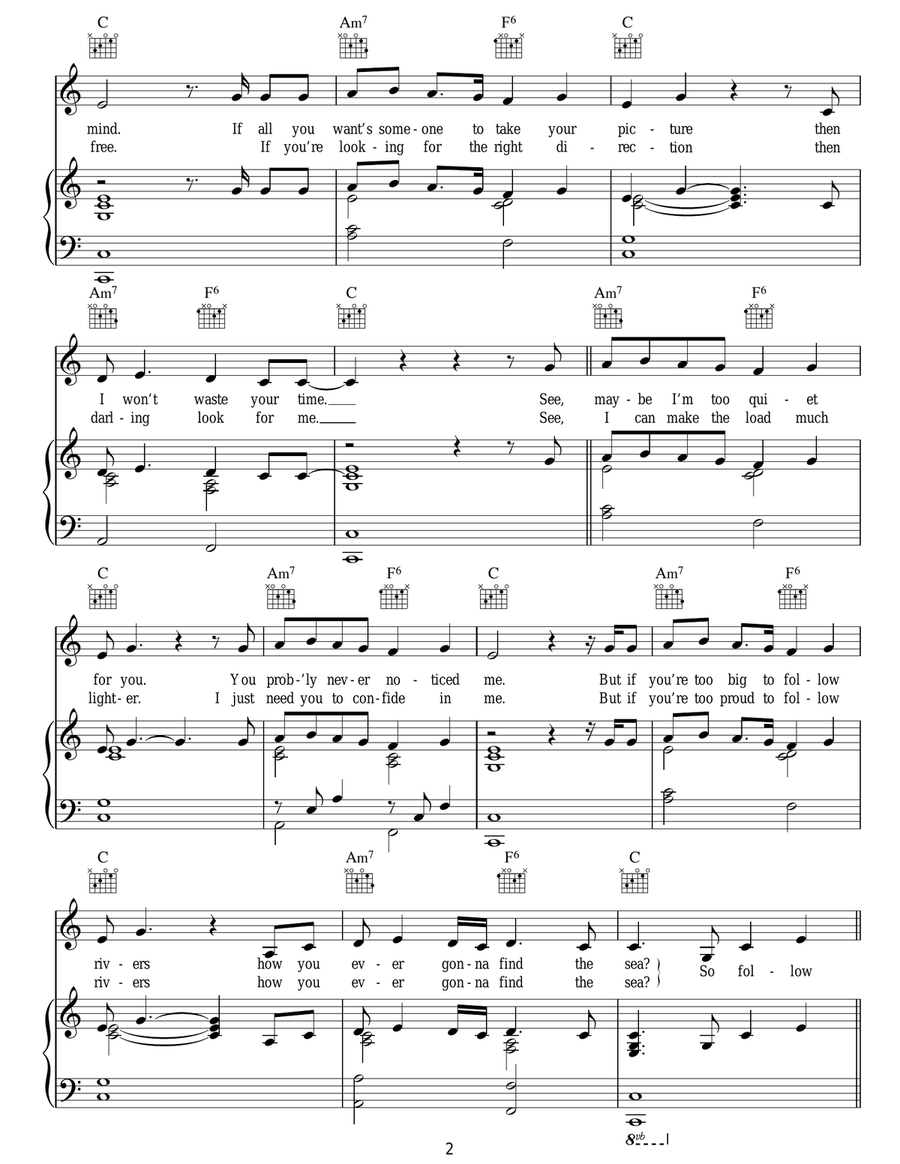 River River Acoustic Guitar scores gallery preview page 2