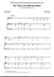 My True Love Hath My Heart (from Three Old English Lyrics)