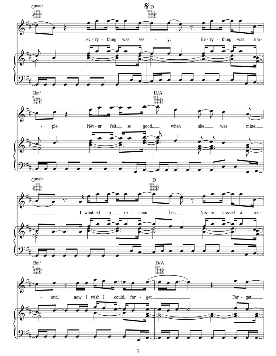 When She Was Mine When She Was Mine Acoustic Guitar scores gallery preview page 3