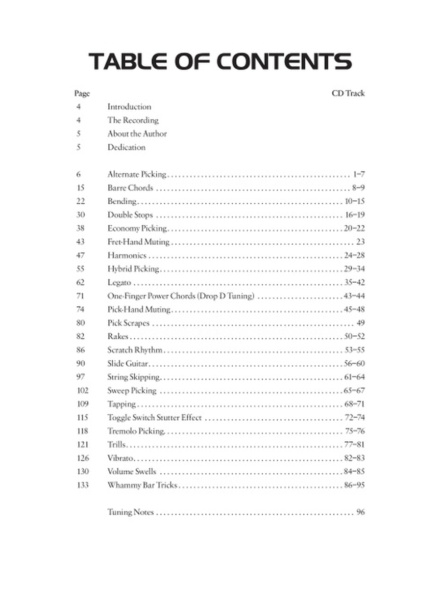 Essential Rock Guitar Techniques by Chad Johnson Electric Guitar - Sheet Music page 3