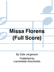 Missa Florens (Full Score)