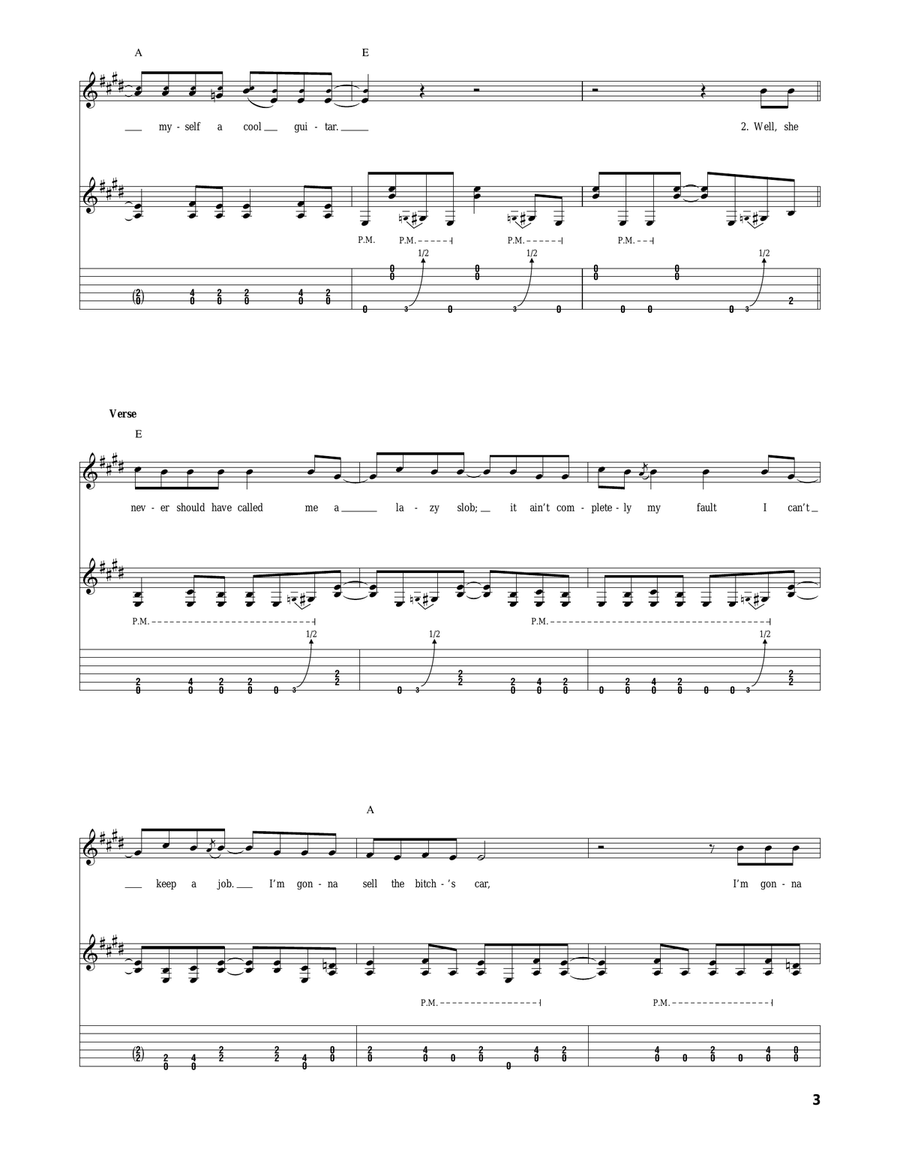 Cool Guitars Cool Guitars Acoustic Guitar scores gallery preview page 3