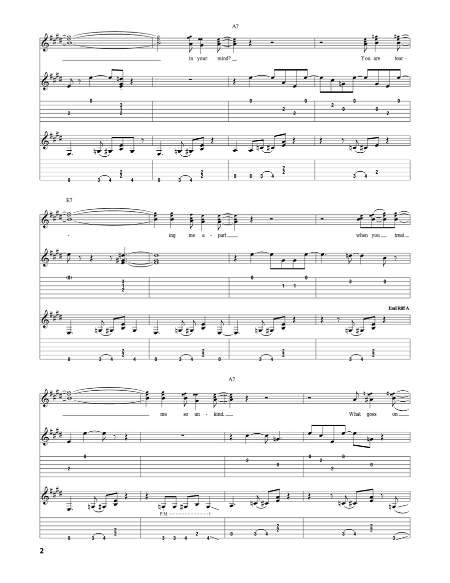 What Goes On What Goes On Acoustic Guitar scores gallery preview page 2