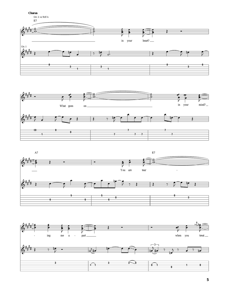 What Goes On What Goes On Acoustic Guitar scores gallery preview page 5