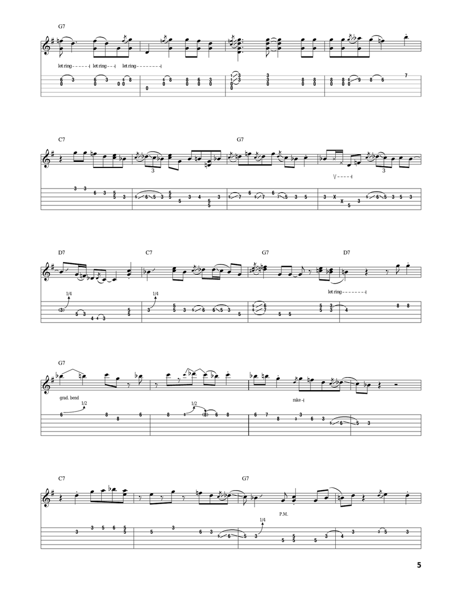 Cookin' Cookin' Acoustic Guitar scores gallery preview page 5