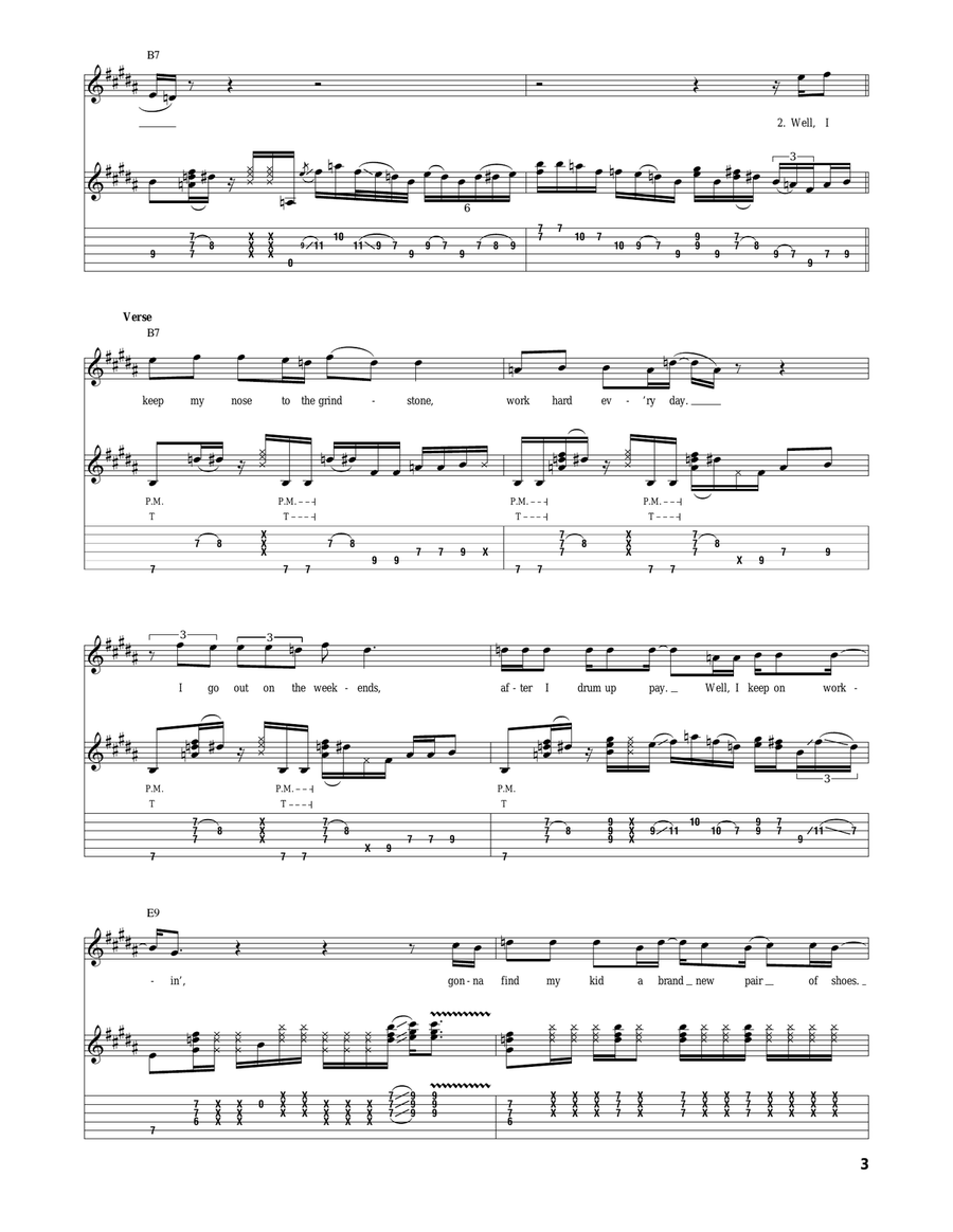 Workin' Man Blues Workin' Man Blues Acoustic Guitar scores gallery preview page 3