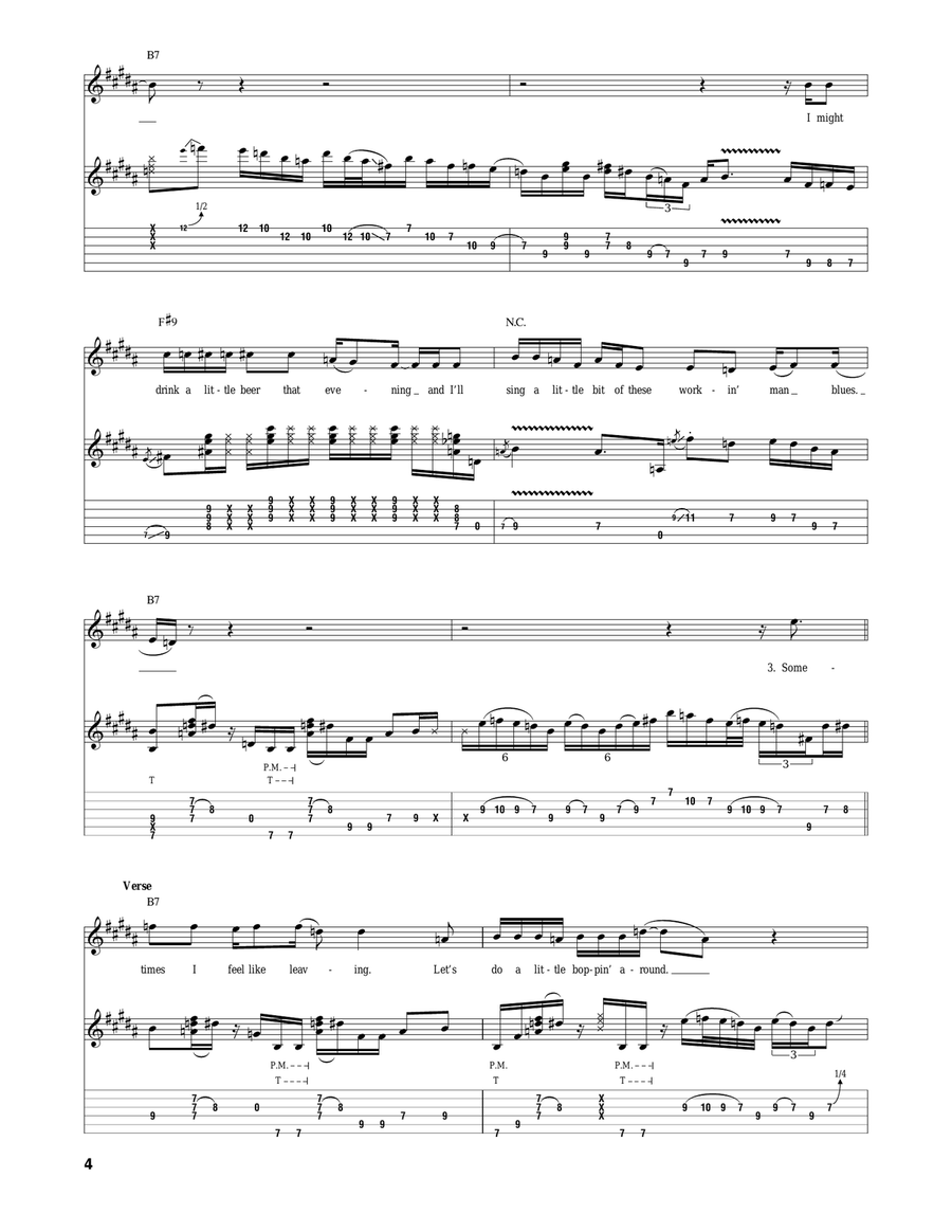 Workin' Man Blues Workin' Man Blues Acoustic Guitar scores gallery preview page 4