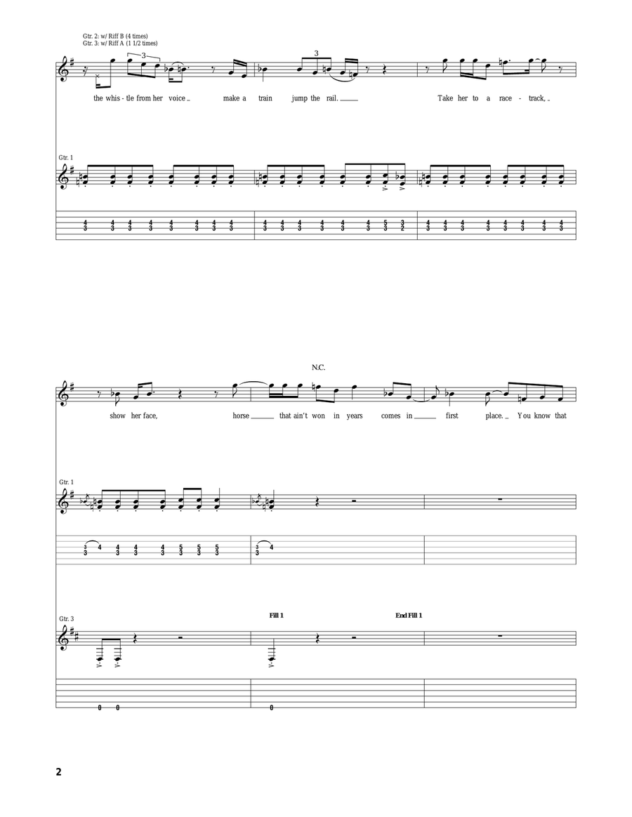 She's Into Something She's Into Something Acoustic Guitar scores gallery preview page 2