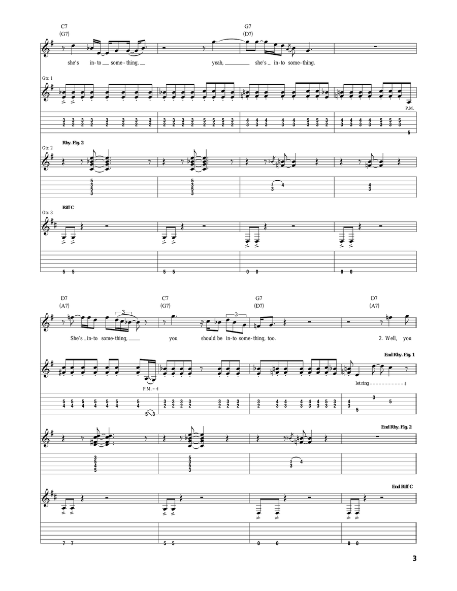 She's Into Something She's Into Something Acoustic Guitar scores gallery preview page 3