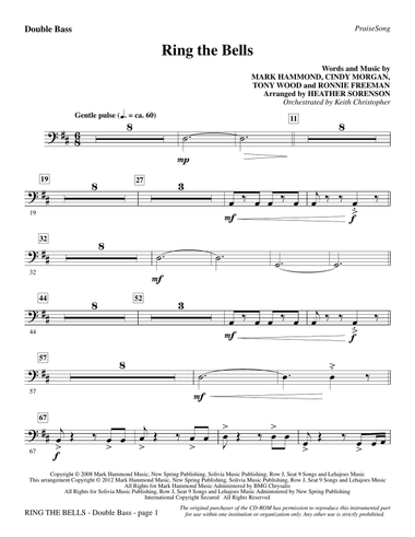 Ring The Bells - Double Bass