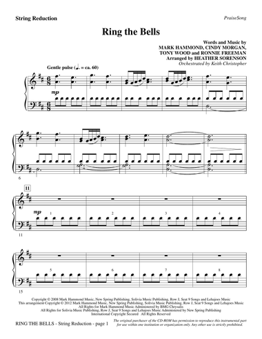 Ring The Bells - Keyboard String Reduction