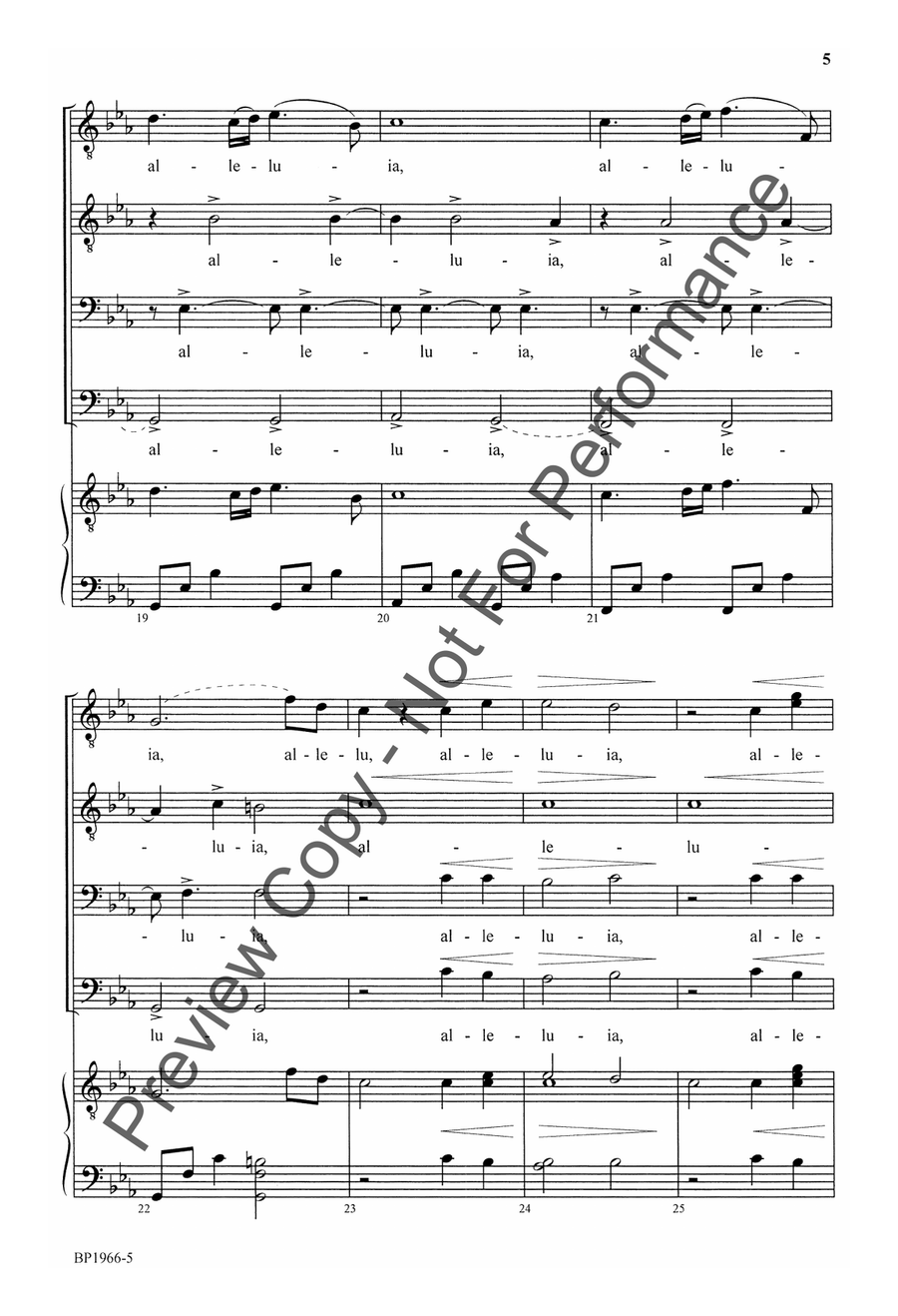 Ukrainian Alleluia - TTBB TTBB scores gallery preview page 5