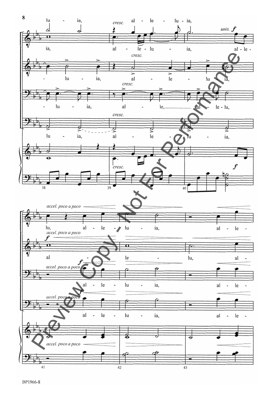 Ukrainian Alleluia - TTBB TTBB scores gallery preview page 8