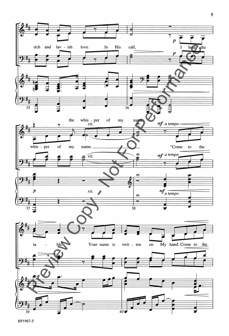 The Whisper The Whisper 4-Part scores gallery preview page 6