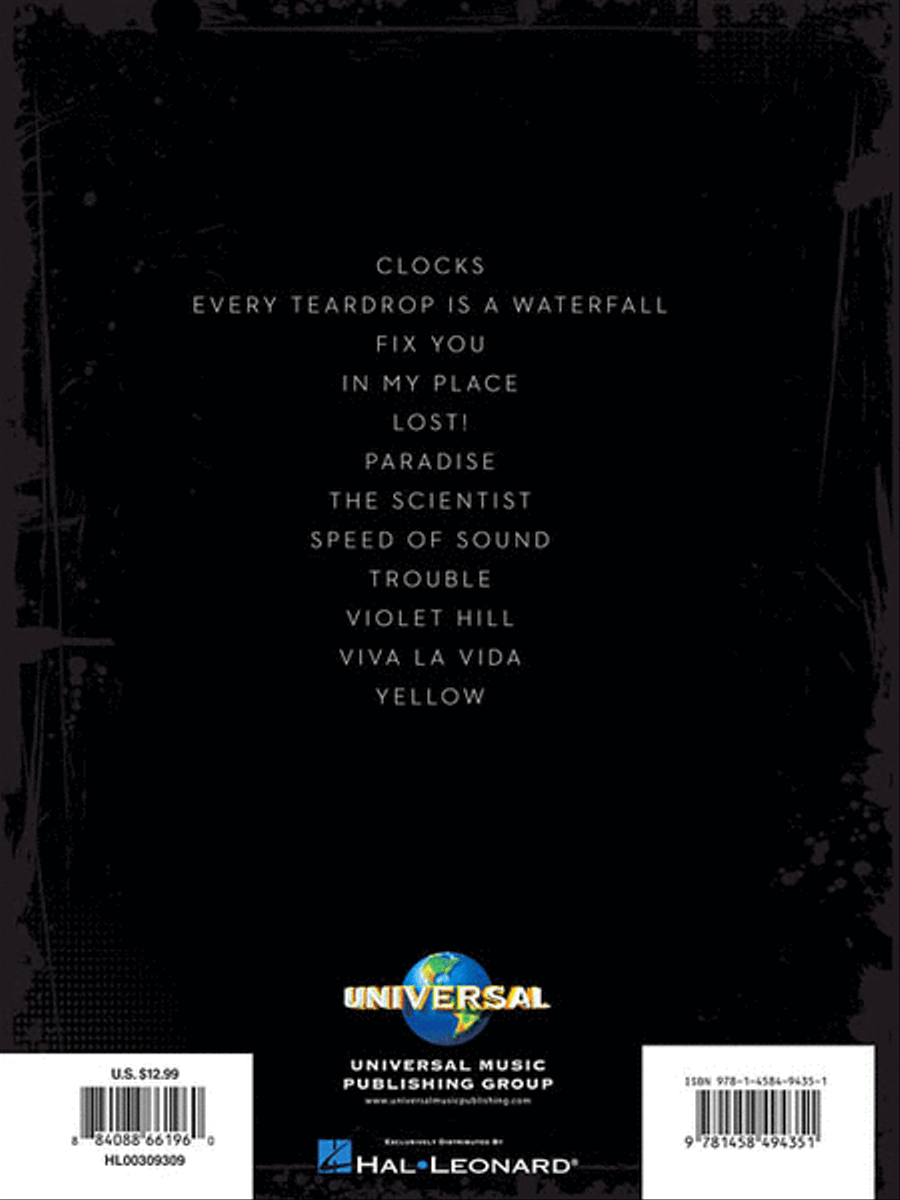 Best of Coldplay for Big-Note Piano Easy Piano scores gallery preview page 2