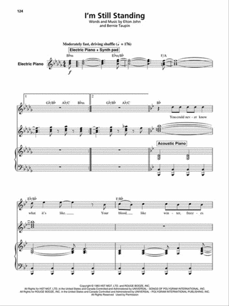 Elton John Favorites Elton John Favorites Piano scores gallery preview page 4