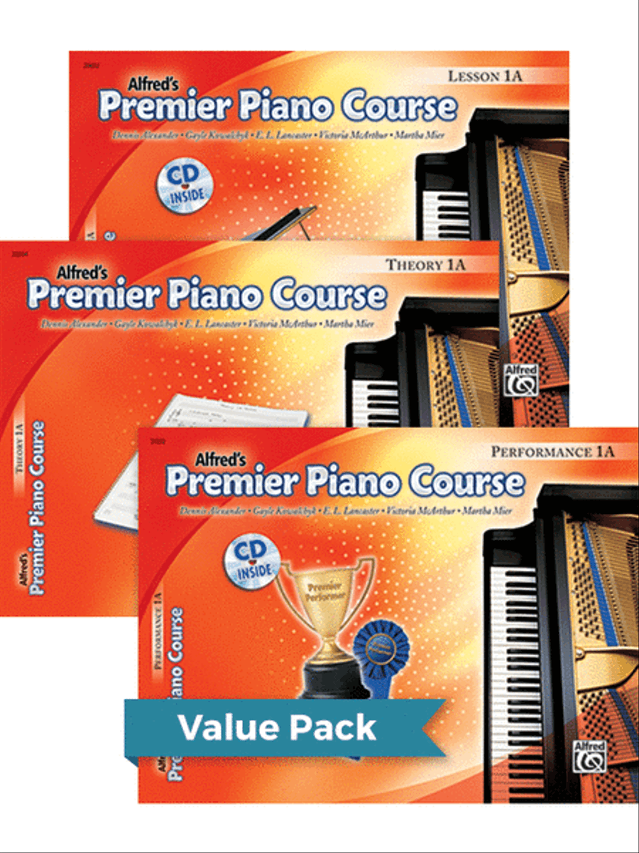 Premier Piano Course, Lesson, Theory & Performance 1A 2012 (Value Pack) Piano Method scores gallery preview page 1