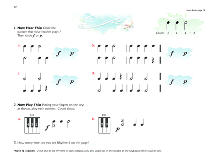 Premier Piano Course, Lesson, Theory & Performance 1A 2012 (Value Pack) Piano Method scores gallery preview page 2