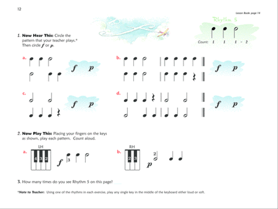 Premier Piano Course, Lesson, Theory & Performance 1A 2012 (Value Pack) Piano Method scores gallery preview page 6