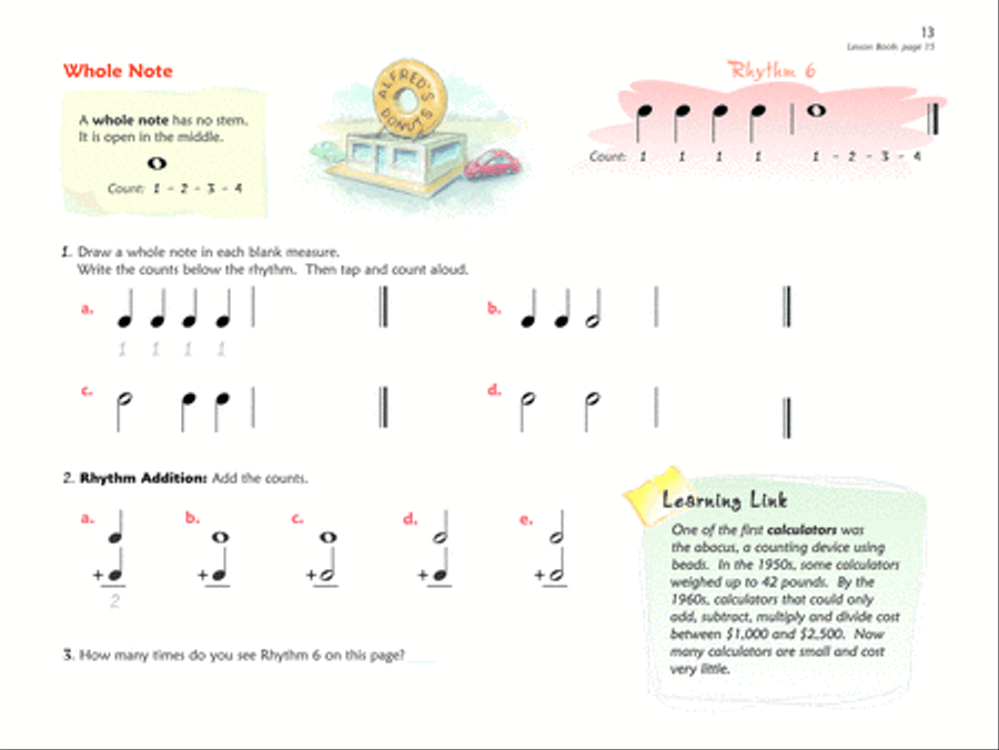 Premier Piano Course, Lesson, Theory & Performance 1A 2012 (Value Pack) Piano Method scores gallery preview page 7