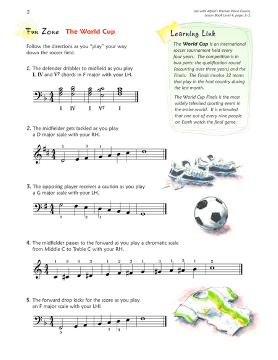 Premier Piano Course, Lesson, Theory & Performance 4 2012 (Value Pack) Piano Method scores gallery preview page 6