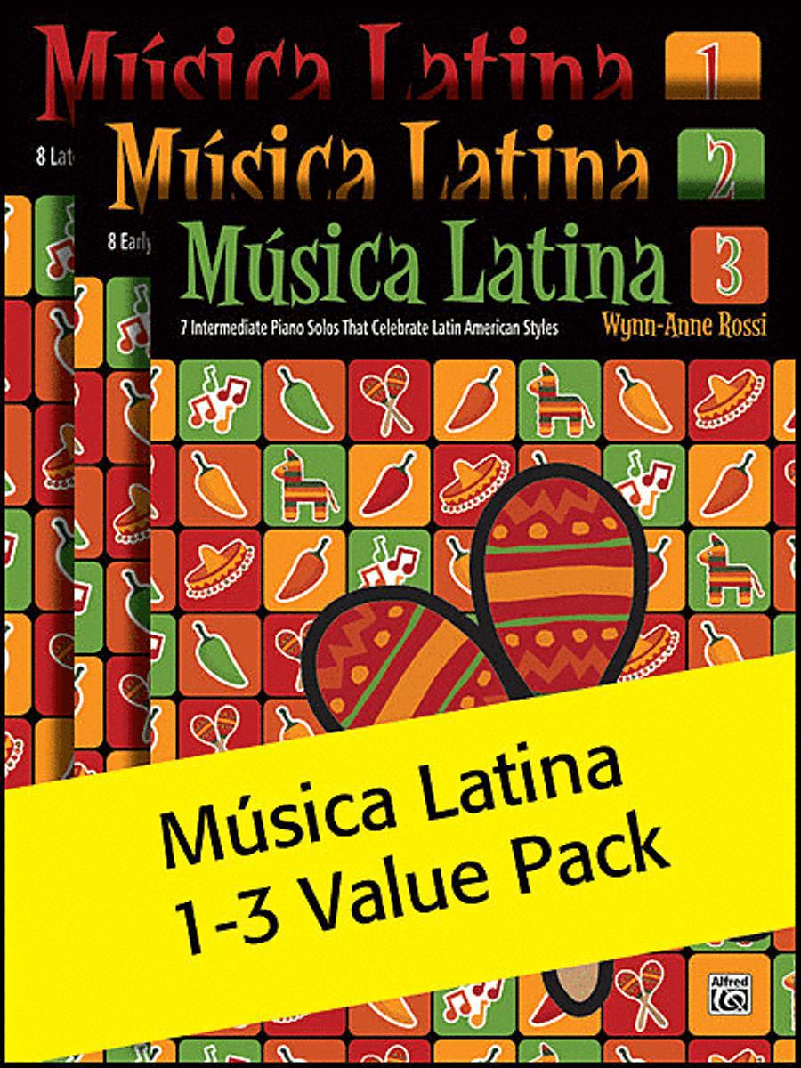 Música Latina Books 1-3 (Value Pack) Piano Method scores gallery preview page 1