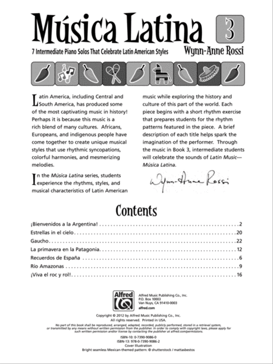 Música Latina Books 1-3 (Value Pack) Piano Method scores gallery preview page 2