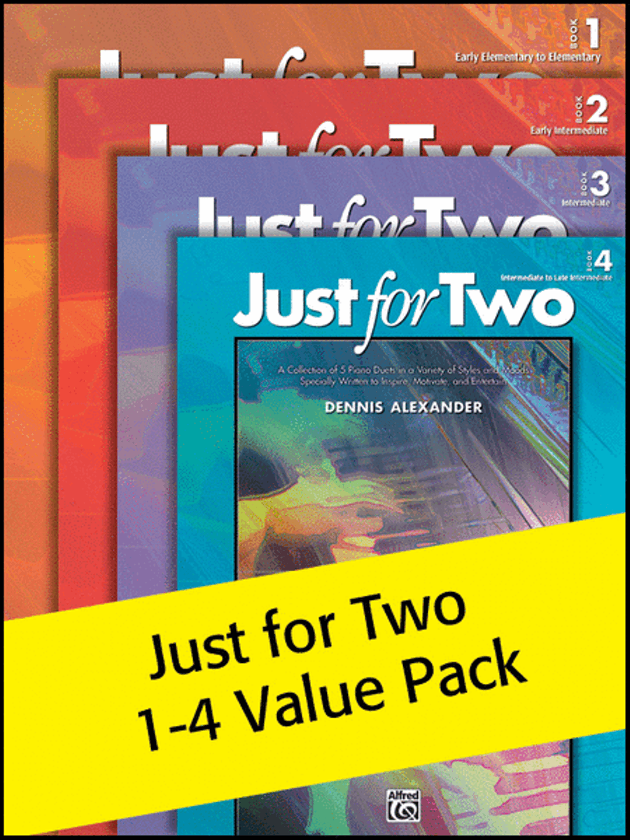 Just for Two Books 1-4 (Value Pack) Piano Method scores gallery preview page 1