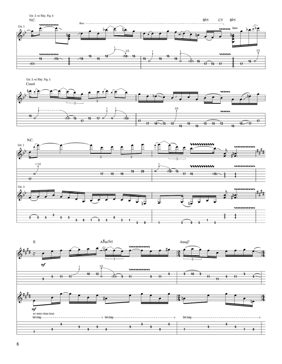 Had To Cry Today Had To Cry Today Acoustic Guitar scores gallery preview page 6