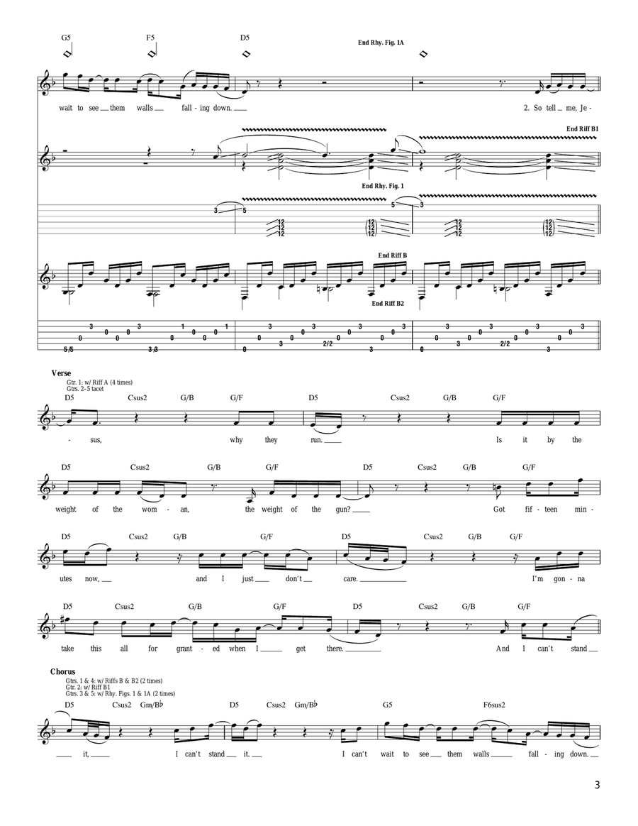 Ballpeen Hammer Ballpeen Hammer Acoustic Guitar scores gallery preview page 3