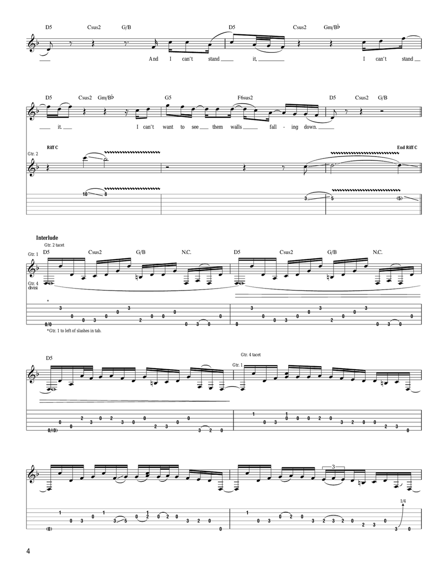 Ballpeen Hammer Ballpeen Hammer Acoustic Guitar scores gallery preview page 4