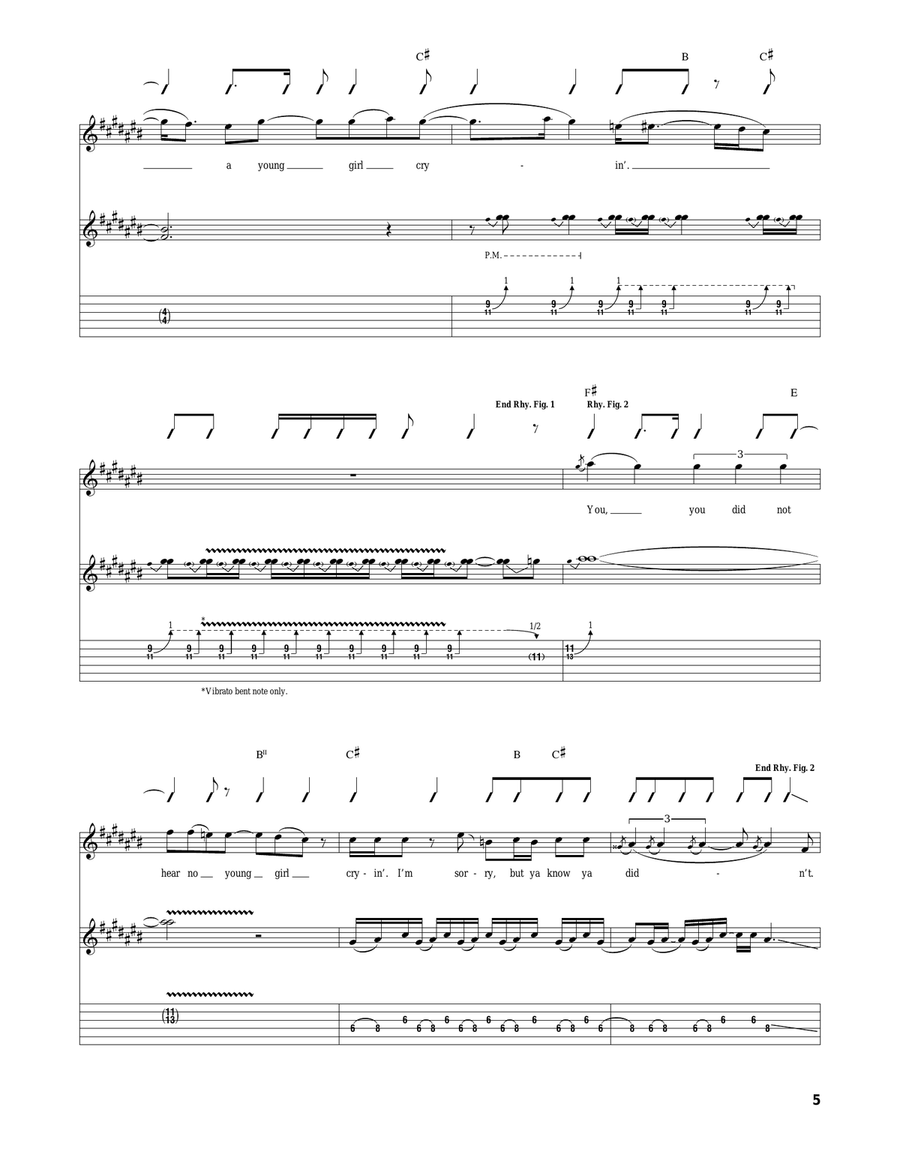 (Walk Me Out In The) Morning Dew Acoustic Guitar scores gallery preview page 5