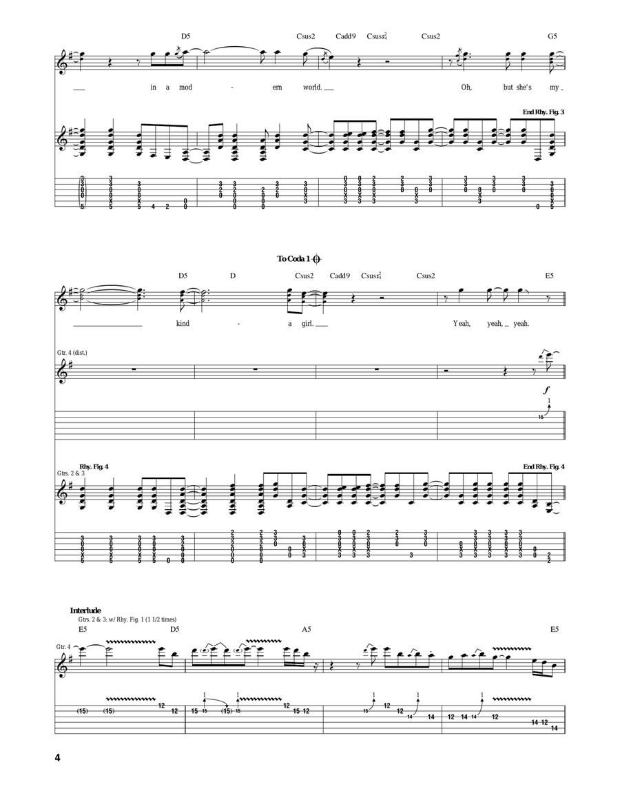 My Kinda Girl My Kinda Girl Acoustic Guitar scores gallery preview page 4