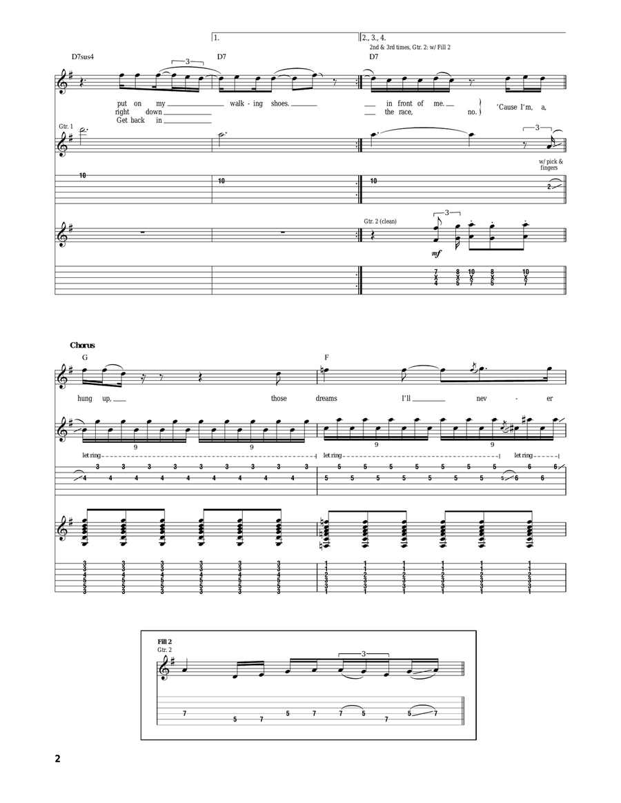 Dreams I'll Never See Dreams I'll Never See Acoustic Guitar scores gallery preview page 2