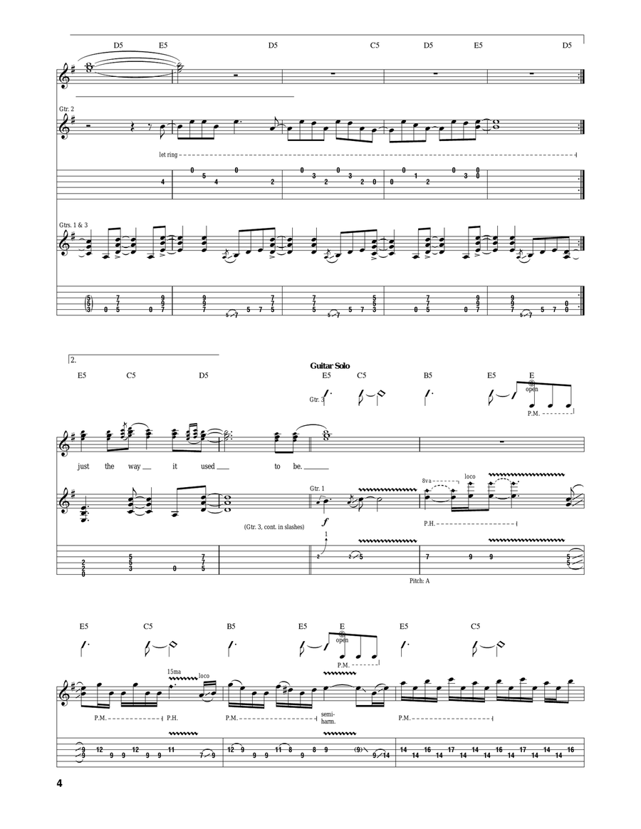 In My Dreams In My Dreams Acoustic Guitar scores gallery preview page 4