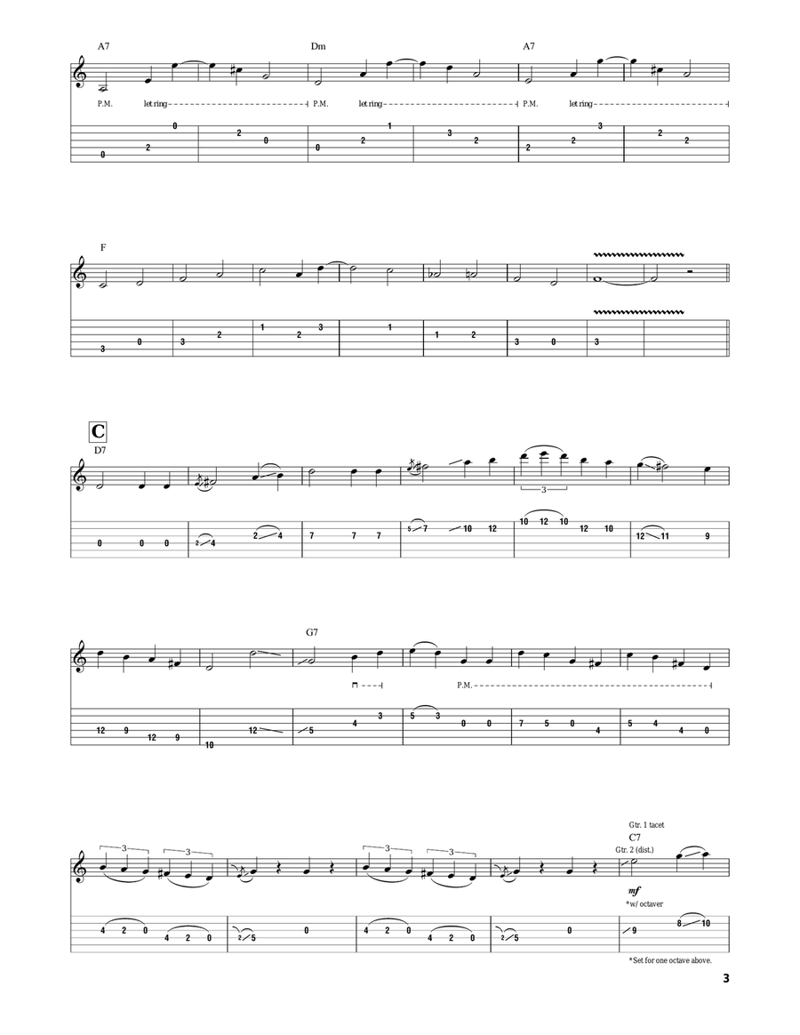 Sweet Georgia Brown Sweet Georgia Brown Guitar Tablature scores gallery preview page 3