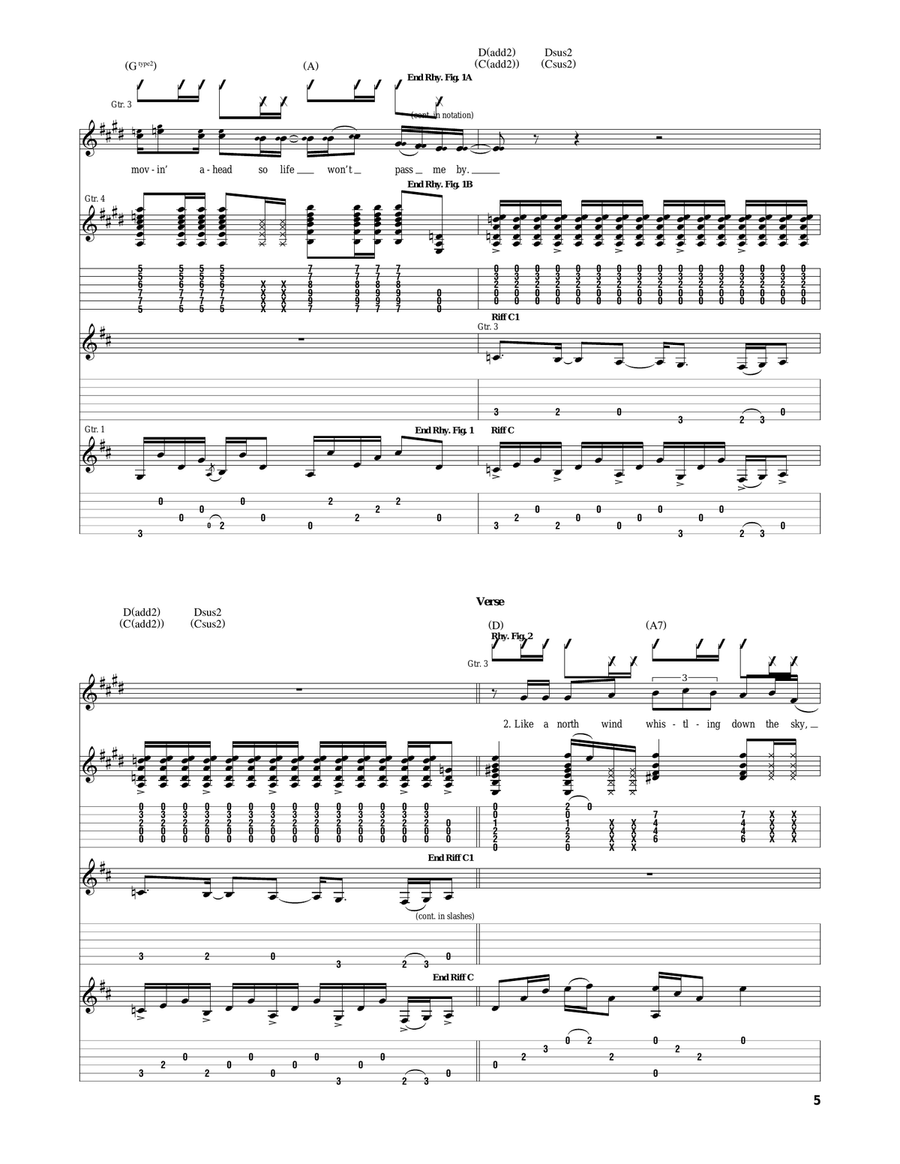 I Got A Name Acoustic Guitar scores gallery preview page 5