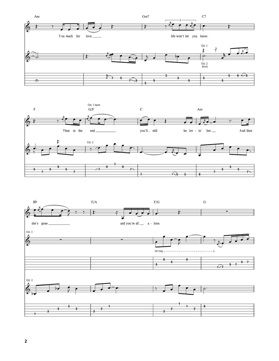 Love Don't Love Nobody Love Don't Love Nobody Acoustic Guitar scores gallery preview page 2