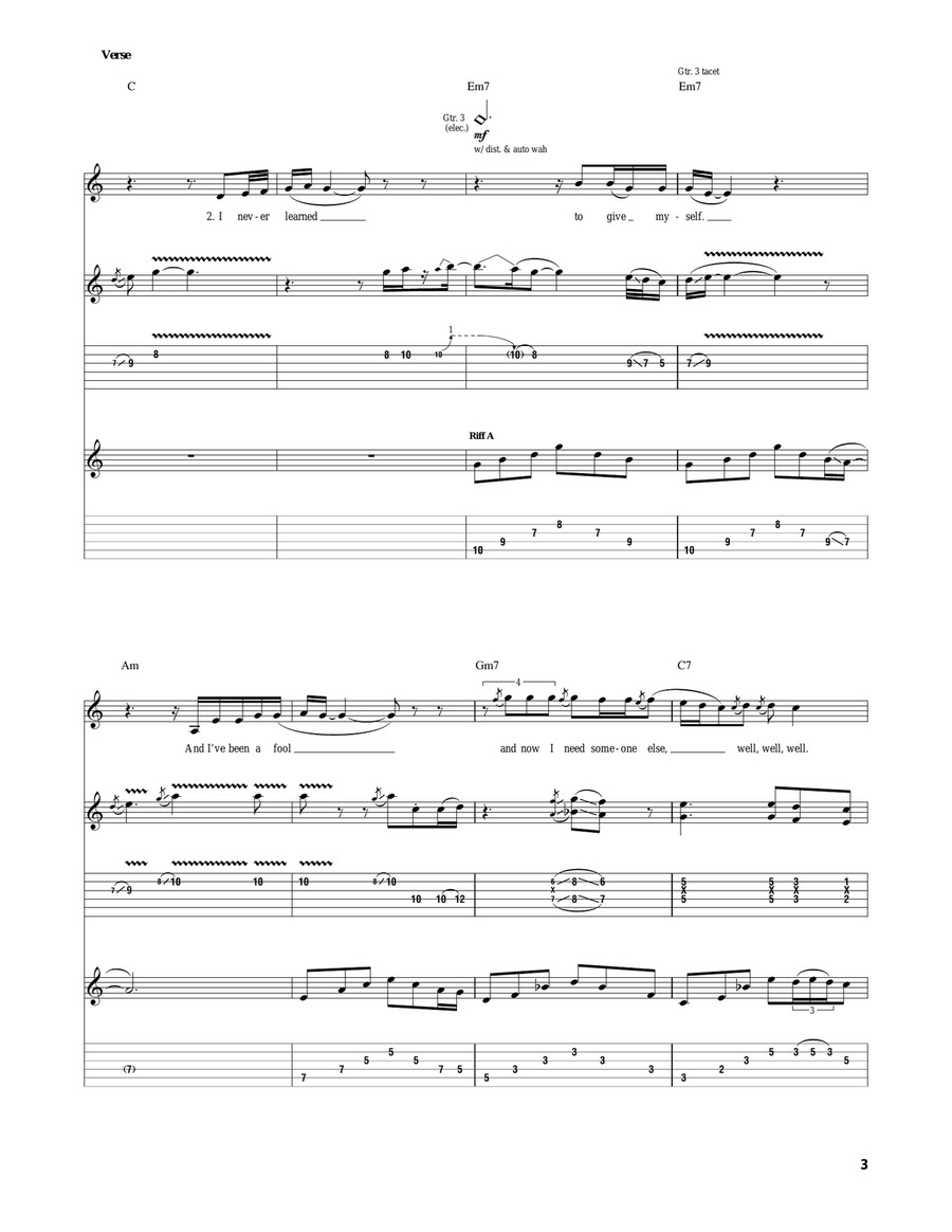 Love Don't Love Nobody Love Don't Love Nobody Acoustic Guitar scores gallery preview page 3