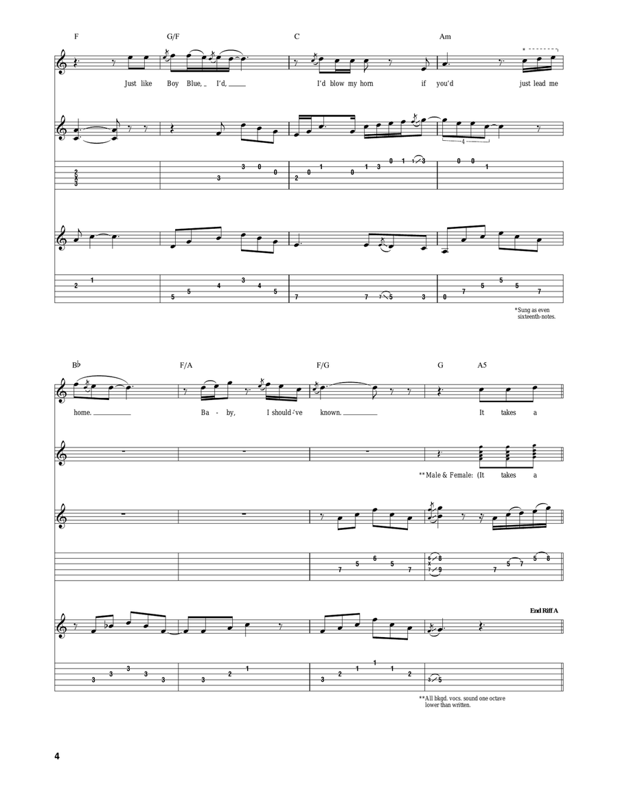 Love Don't Love Nobody Love Don't Love Nobody Acoustic Guitar scores gallery preview page 4