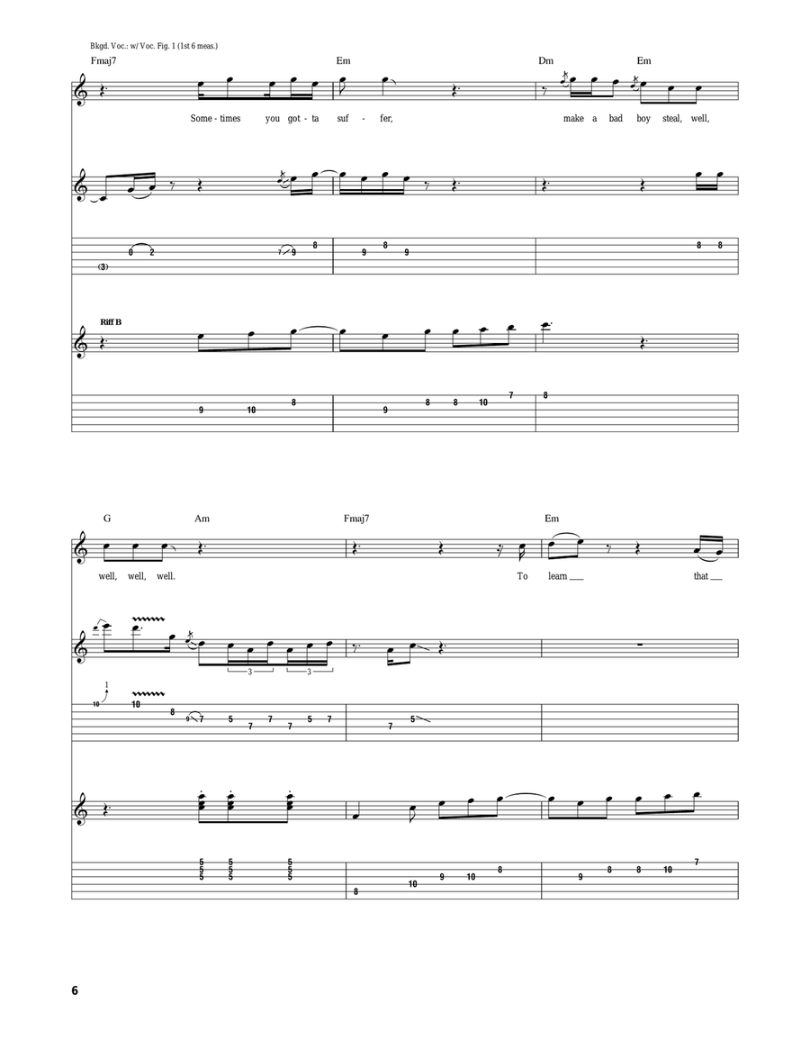 Love Don't Love Nobody Love Don't Love Nobody Acoustic Guitar scores gallery preview page 6