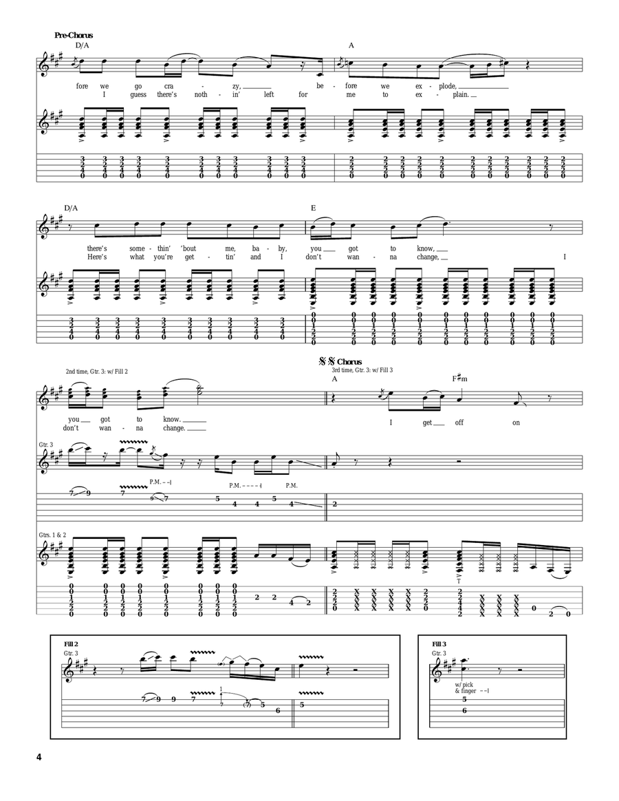 I've Got A Rock 'N' Roll Heart Acoustic Guitar scores gallery preview page 4