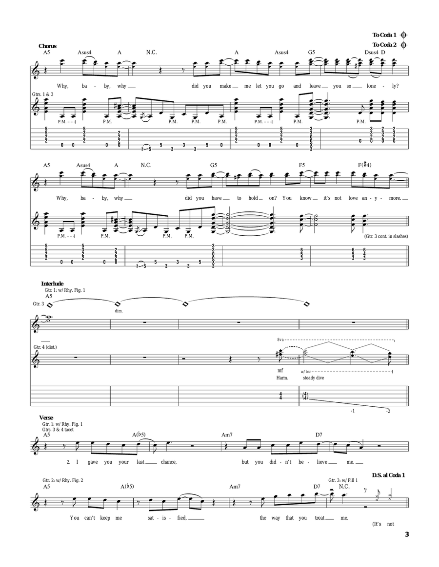 It's Not Love It's Not Love Acoustic Guitar scores gallery preview page 3